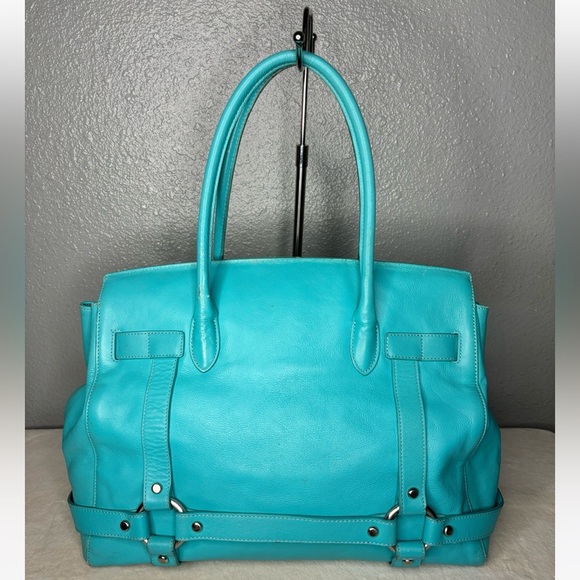 JUICY COUTURE XL VINTAGE TIFFANY BLUE BAG Extremely Rare - Picture 3 of 9